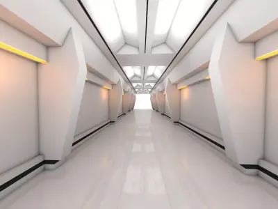 Corridor Interior 3D model order