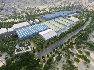 Industrial Factory-Factory building 3D model