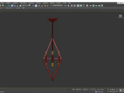 Lyons Pendant Light Low-poly 3D model