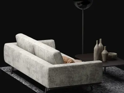Natuzzi Gio sofa 2 seater 3D model