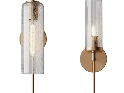 Pencil Arm Sconce and Beverly Hills Sconce 3D model