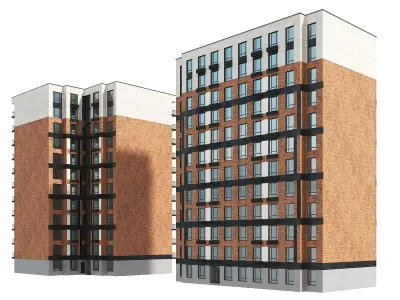 Collection Residential Building 005 3D model