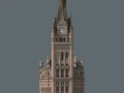 Milwaukee City Hall 3D print model