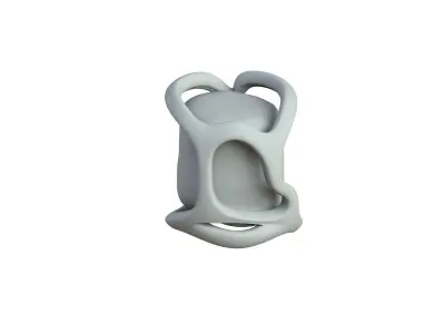 SciFi Shape Object Low Poly Low-poly 3D model 17