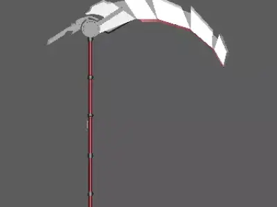 scythe 3D model