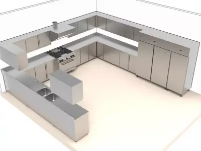 KITCHEN 12 3D model