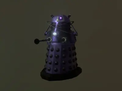 STEAMPUNK STRATEGY DALEK - Rogue Film Productions Low-poly 3D model