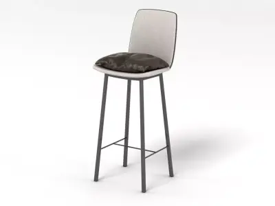 KFF Lhasa Bar Stool 3D model
