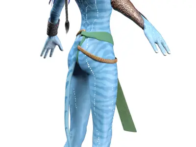 NEYTIRI  AVATAR Navi Female Warrior 3D model