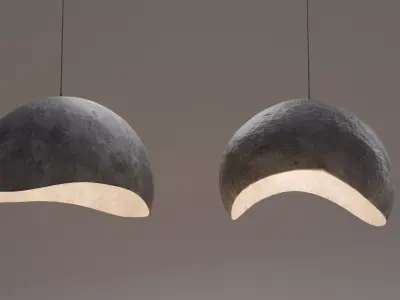 Ceiling light Free low-poly 3D model