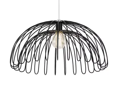 Varaluz pendant light with wires hanging from it 3D model