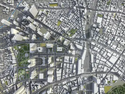 Tokyo Low-poly 3D model