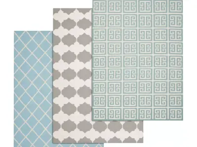 Rug Set 167 3D model