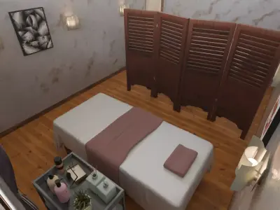 Esthetic Massage Room 3D model