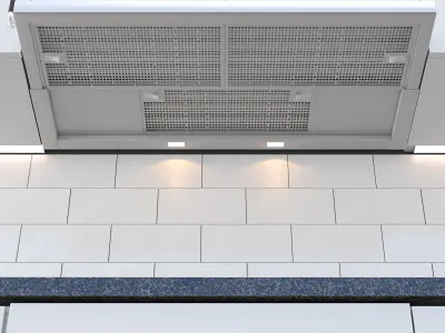 Modern Kitchen 2 Low-poly 3D model