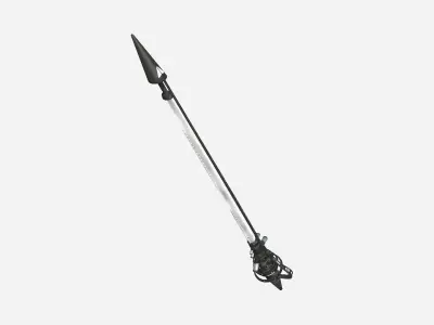 SciFi War Lance A09 Black Camo - Sci Fi Weapon Design Low-poly 3D model