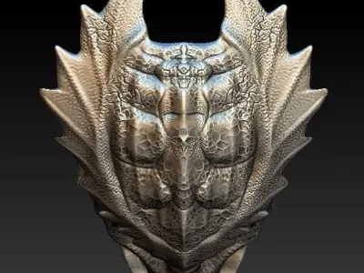 Predator Crab Bio mask 3D model