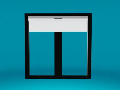Roller Blinds Free 3D model