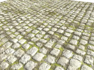 Cobblestone Road 5 Texture PBR Texture