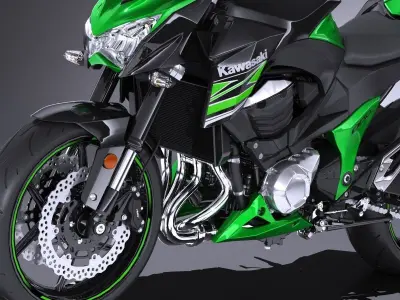 Kawasaki Z 800 2017  3D model