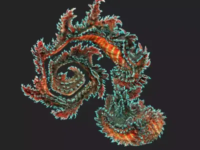 BotanicAlien the botanical alien fungi bundle 3D Model Pack