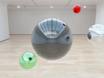 HDRI - Art Museum Gallery Interior 4 Texture