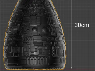 Sci-Fi Lamp Shade 3D print model