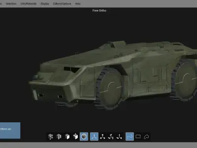 Aliens APC Carrier 3D model