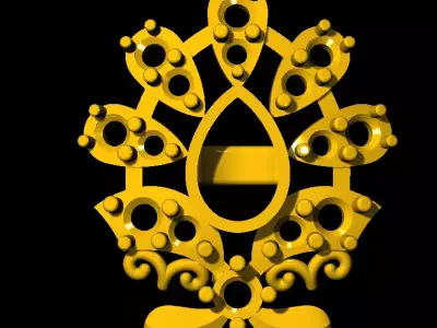  Tops earrings   3D print model