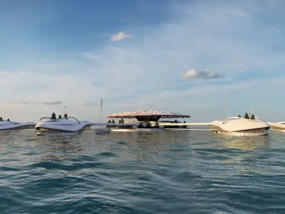 Floating City Project Asylum  3D model