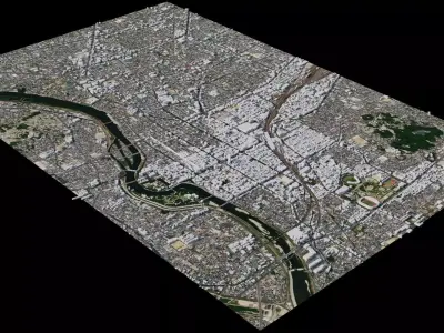 Okayama - Japan 3D model