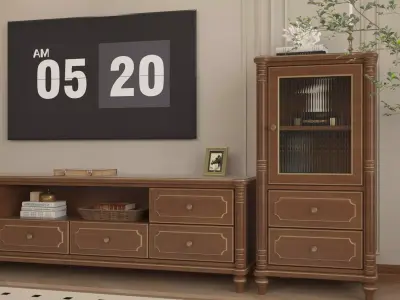 TV cabinet 3D model get