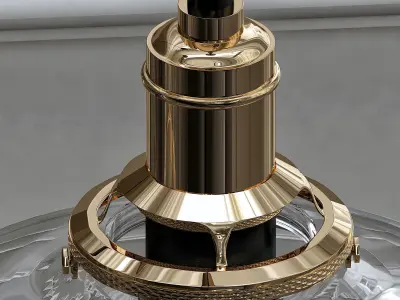 Franklin Glass Pendant 3D model