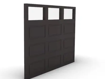 Garage door Free 3D model