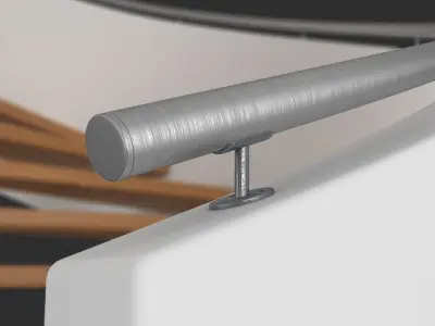 Spiral staircase 02 3D model