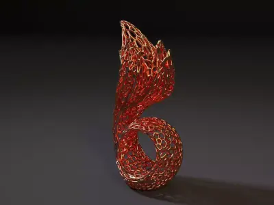 Sculpture Voronoi 3D print model