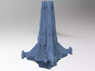 Colossal Mayan Tower 5 3D model