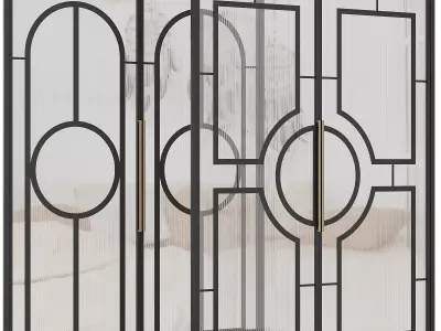 Entrance door set235 3D model