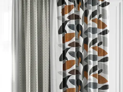 Curtain Set 15 3D model