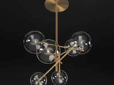 Massimo Castagna Bolle Lamp 3D model