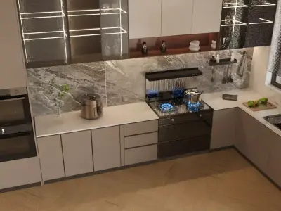 Italian   style kitchen 3D model