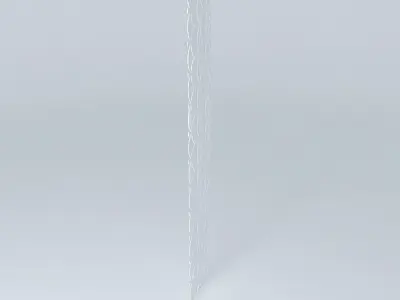 MDF panel Volume  Flowers Free 3D model