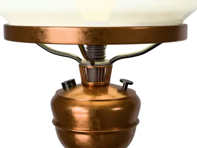 Classic-style desk lamp  3D model