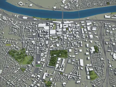 Springfield Low-poly 3D model