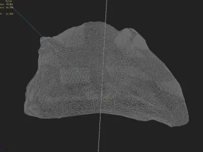 Mountain Hengshan - Small Stone 01 3D model