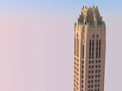 General Electric Building 3D print model