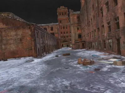 Old Abandoned Factory 3D model