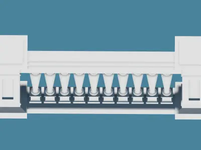 Balcony Railing 3D print model