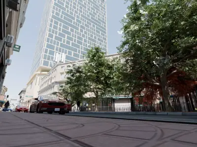 Downtown City Pack  3D model