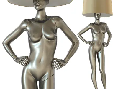 ASTRID MANNEQUIN Floor lamp 3D model